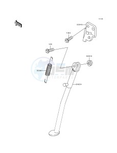 KDX 250 D [KDX250] (D1-D4) [KDX250] drawing STAND