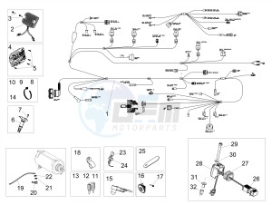 SHIVER 900 E4 ABS NAVI (EMEA) drawing Front electrical system