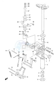 DF 9.9B drawing Swivel Bracket Non-Remote Control