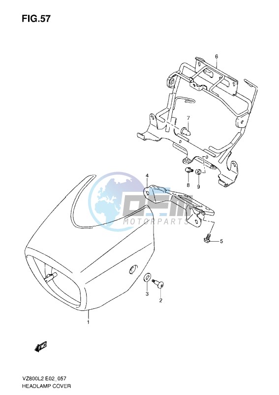 HEADLAMP COVER L2