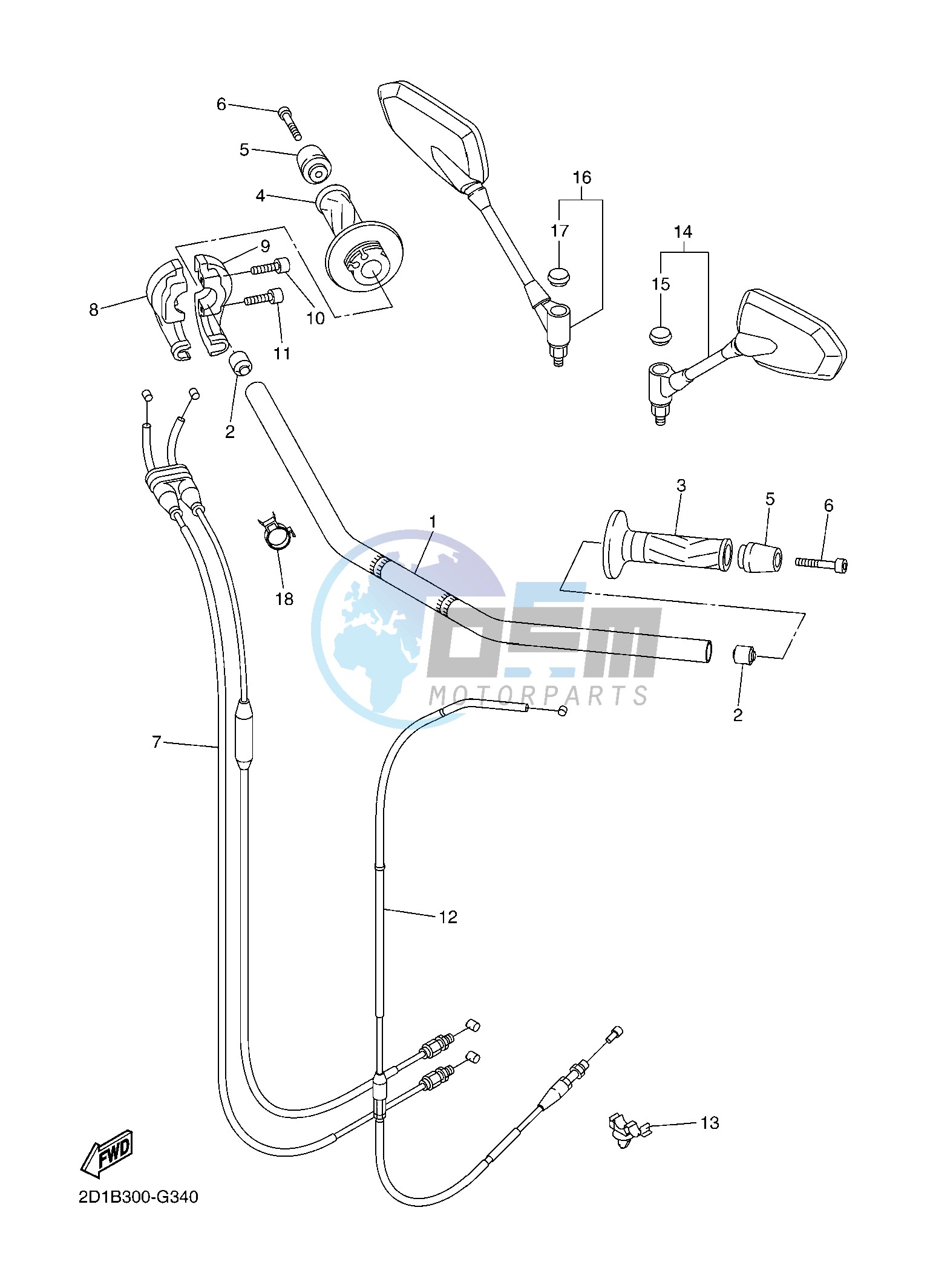 STEERING HANDLE & CABLE