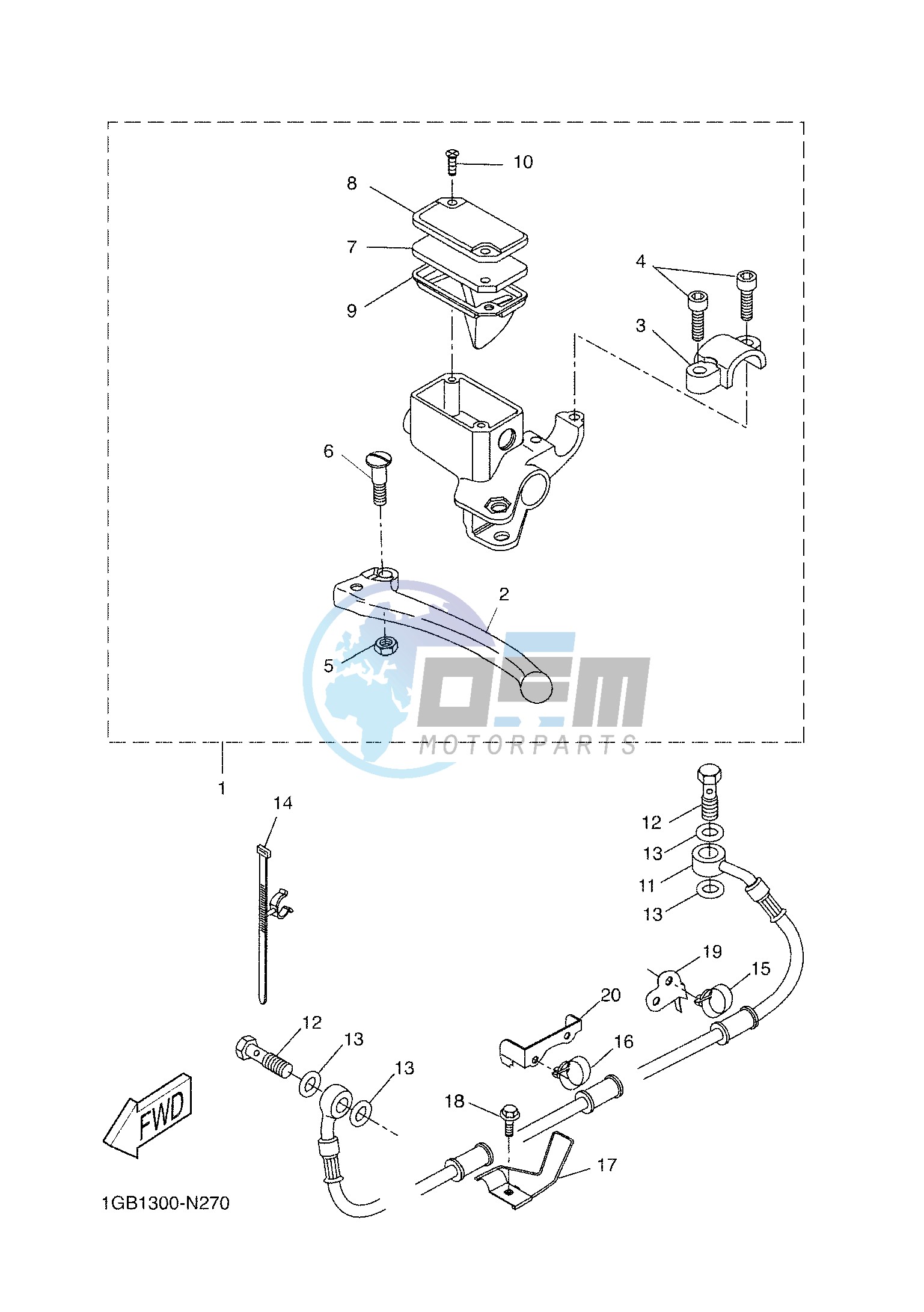 REAR MASTER CYLINDER