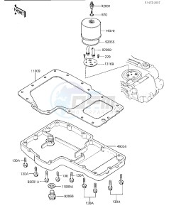 KZ 750 K [LTD BELT] (K1-K2 K2 CAN ONLY) [LTD BELT] drawing BREATHER COVER_OIL PAN