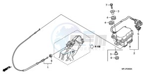 CBR1000RRA UK - (E / HRC MKH) drawing SERVO MOTOR