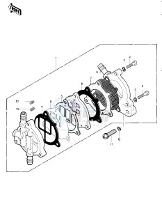 KLT 250 A [KLT250] (A1) [KLT250] drawing FUEL PUMP -- 82 A1- -