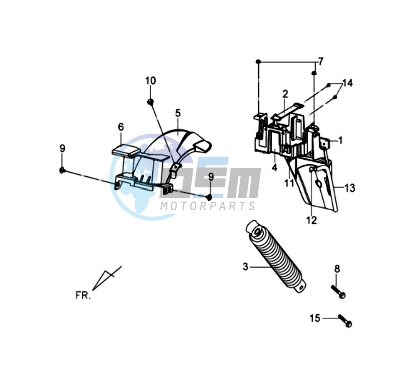 REAR FENDER - REAR SUSPENSION