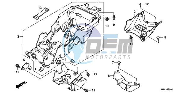 REAR FENDER (CBR1000RA)