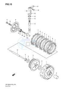 RV125 (E19) VanVan drawing CLUTCH