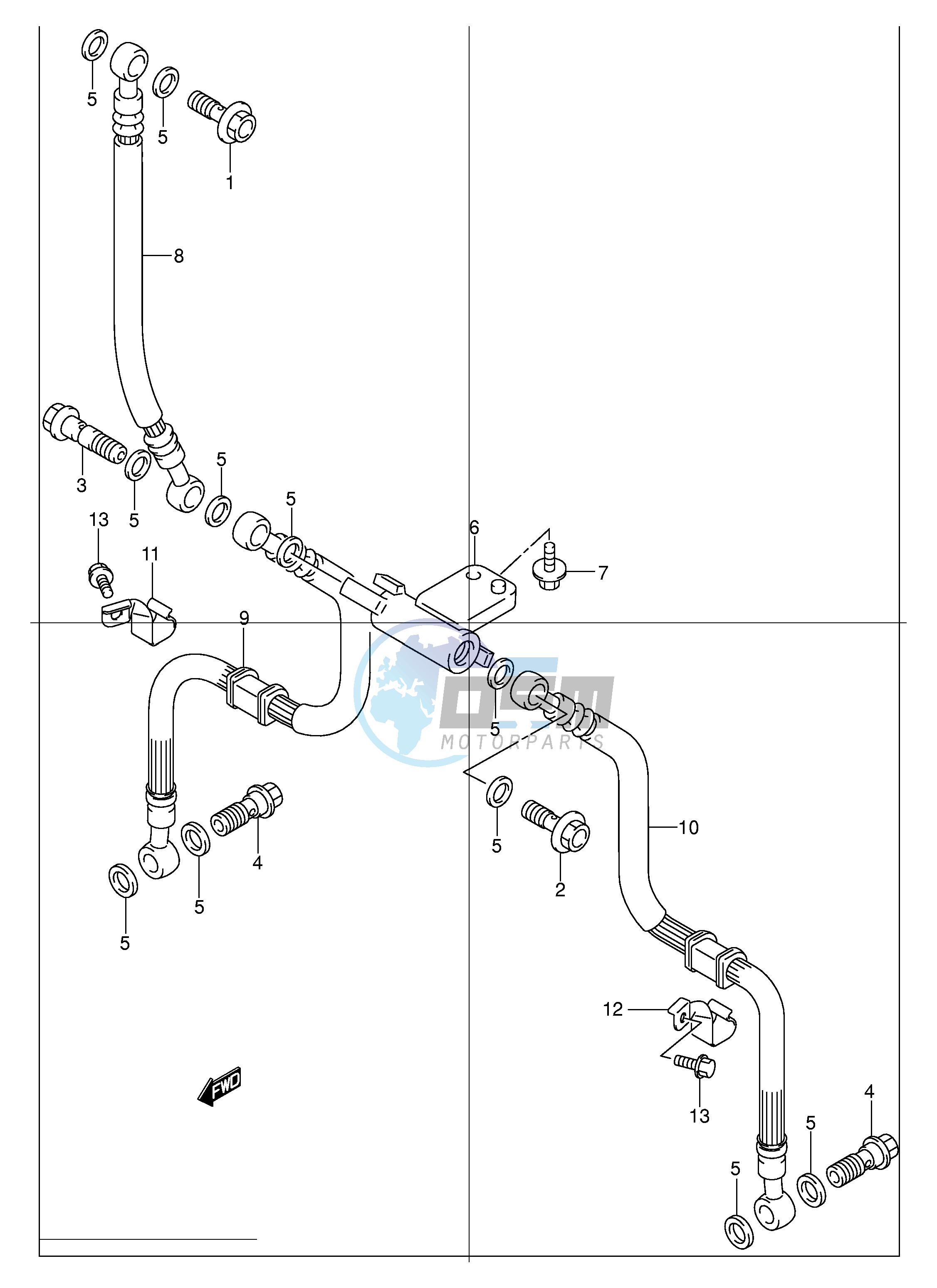 FRONT BRAKE HOSE