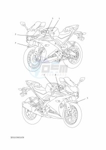 YZF125-A YZF-R125 (B5G6) drawing GRAPHIC & EMBLEM