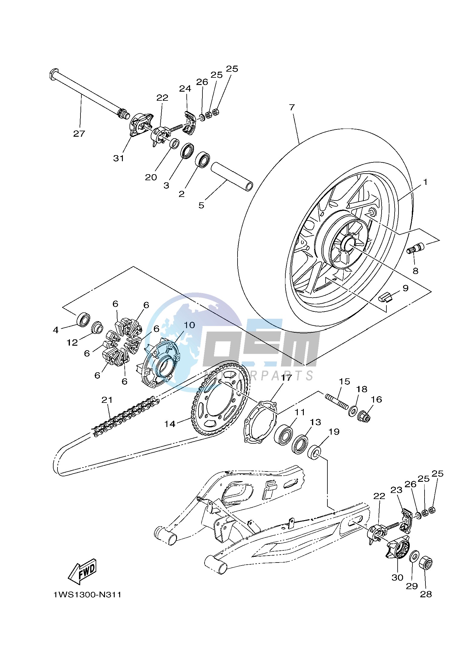 REAR WHEEL