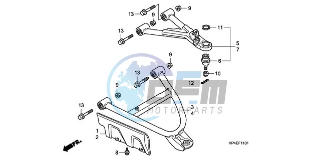 FRONT ARM (4WD)