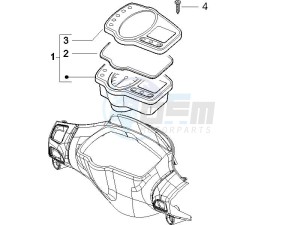 Runner 125 VX 4t SC e3 drawing Meter combination - Cruscotto