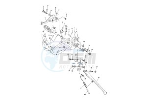 WR F 250 drawing STAND-FOODREST