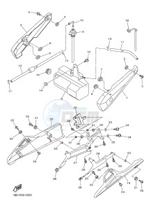 FZ8-NA FZ8 (NAKED, ABS) 800 FZ8-N ABS (59P8) drawing SIDE COVER