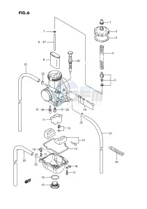 RM250 (E2) drawing CARBURETOR