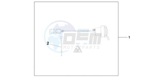 NT700VAA France - (F / ABS) drawing 12V DC SOCKET