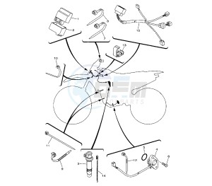 YZ F 250 drawing ELECTRICAL DEVICES