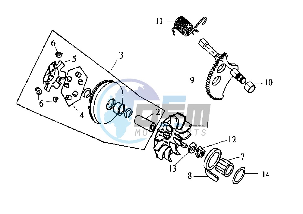 DRIVING PULLEY