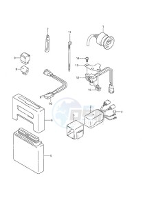 DF 140 drawing PTT Switch/Engine Control Unit