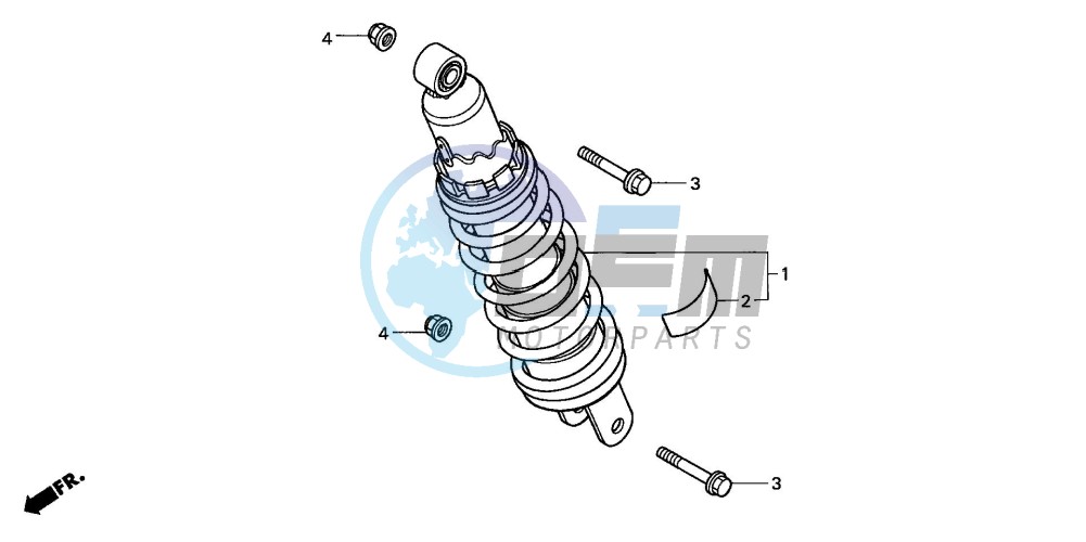 REAR CUSHION (CB600F2/F22)