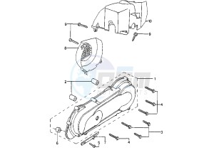 ZENITH N - 50 cc drawing CRANKCASE COVER