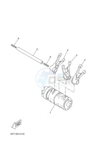 YZF-R125 R125 (5D7K 5D7K 5D7K 5D7K) drawing SHIFT CAM & FORK