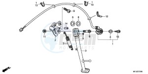 CBR600RRC drawing STAND