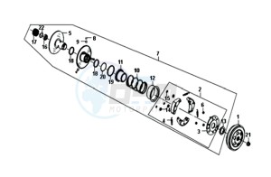 ORBIT III 50 45KMH (L8) EU drawing CLUTCH