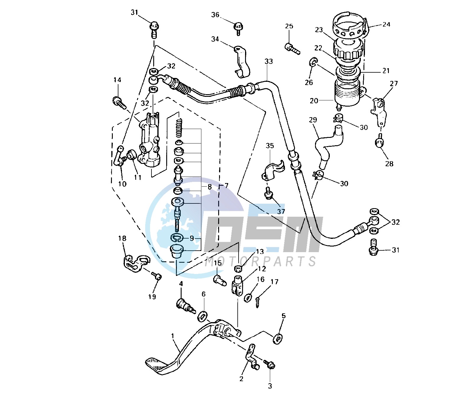 REAR MASTER CYLINDER