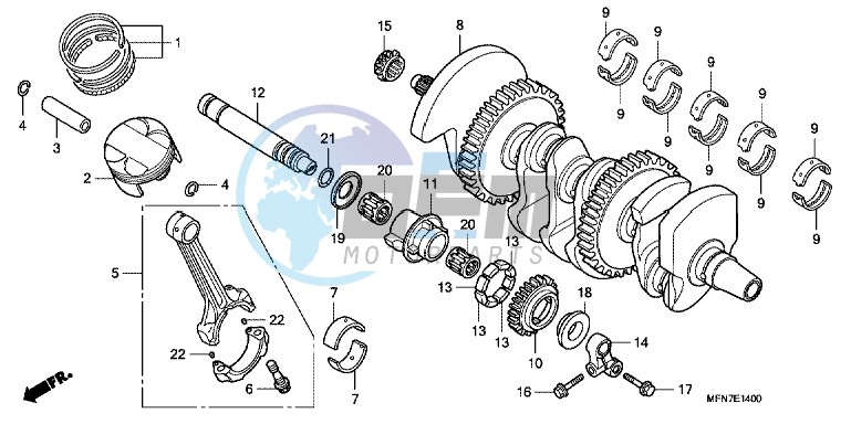 CRANKSHAFT/ PI STON