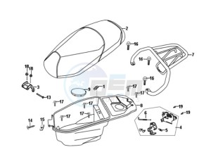 FIDDLE II 50 25KMH NEW ENGINE drawing HELMET BOX