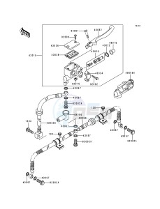 KLF 300 B [BAYOU 300] (B5-B9) [BAYOU 300] drawing FRONT MASTER CYLINDER