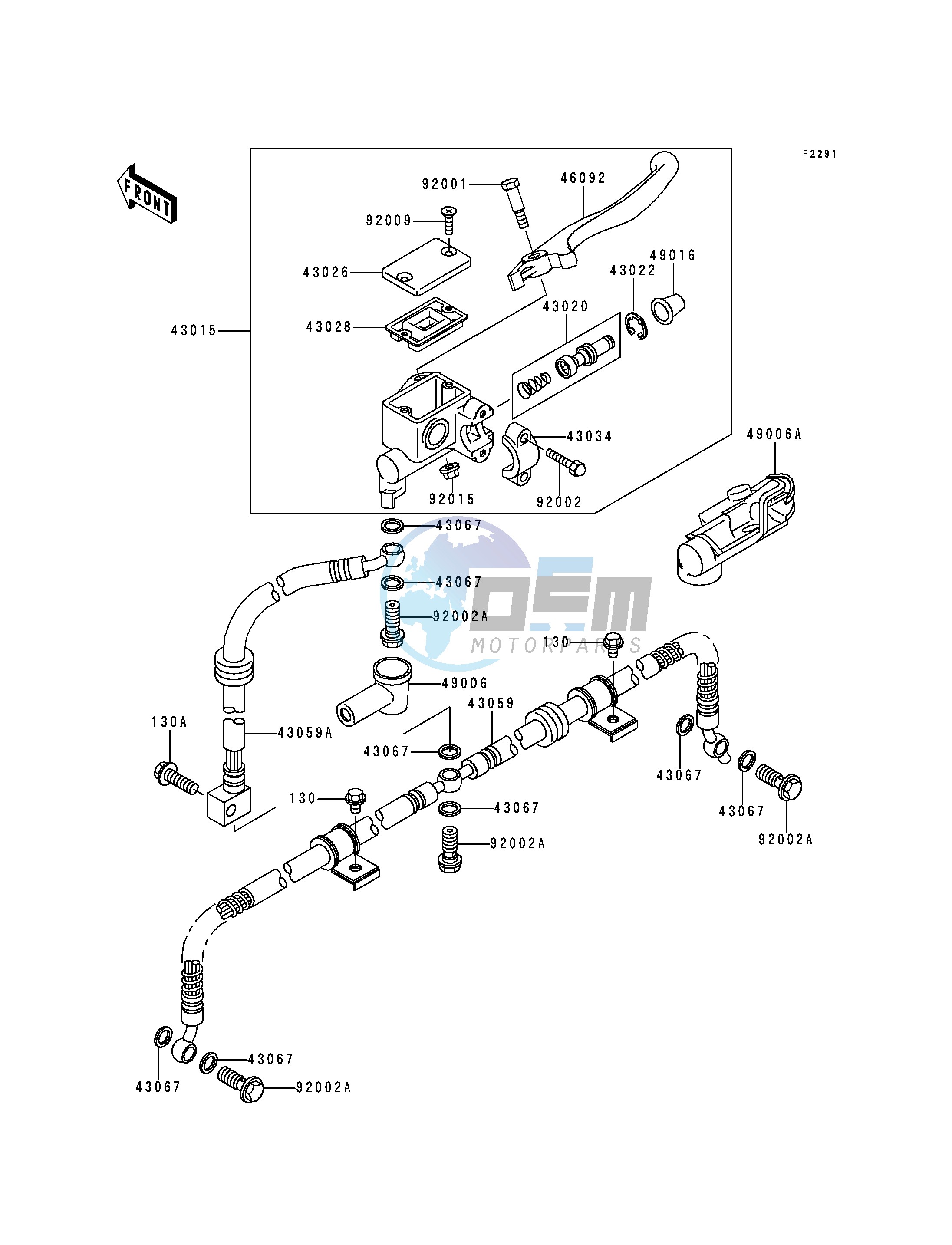 FRONT MASTER CYLINDER