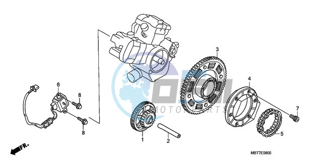 PULSE GENERATOR/ STARTING CLUTCH