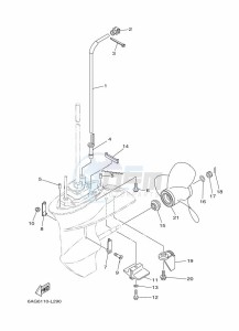 F20LPHA drawing LOWER-CASING-x-DRIVE-2