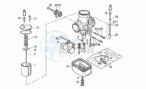 NTX 350 drawing Carburettors