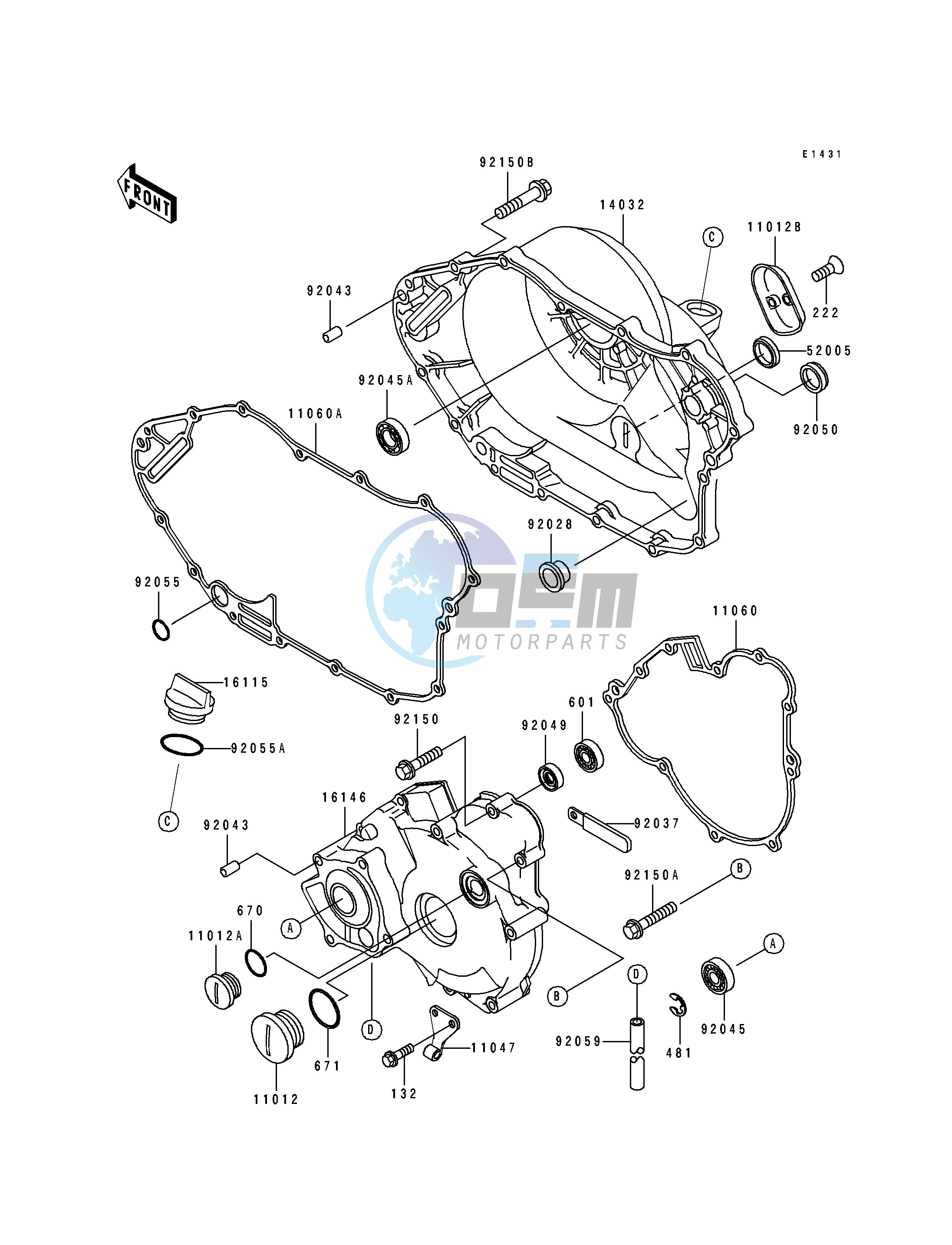 ENGINE COVER-- S- -