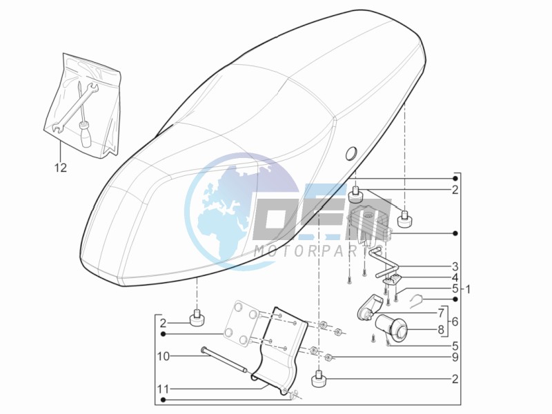 Saddle seats - Tool roll