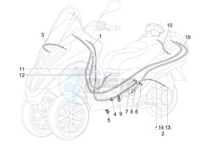 MP3 300 ie Touring drawing Transmissions