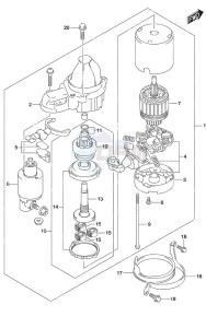 DF 90A drawing Starting Motor