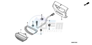 TRX250TEC drawing TAILLIGHT