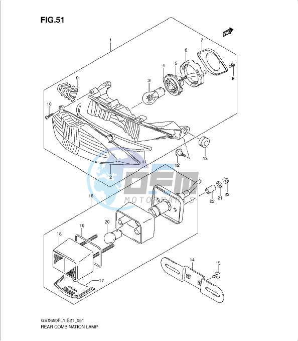 REAR COMBINATION LAMP