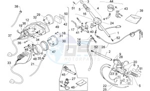 RS 125 (eng. 122cc) drawing Handlebar - Dashboard