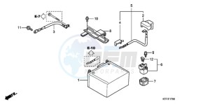 SH1259 France - (F / CMF 2F) drawing BATTERY