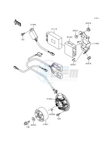 KX 125 K [KX125] (K5) [KX125] drawing GENERATOR