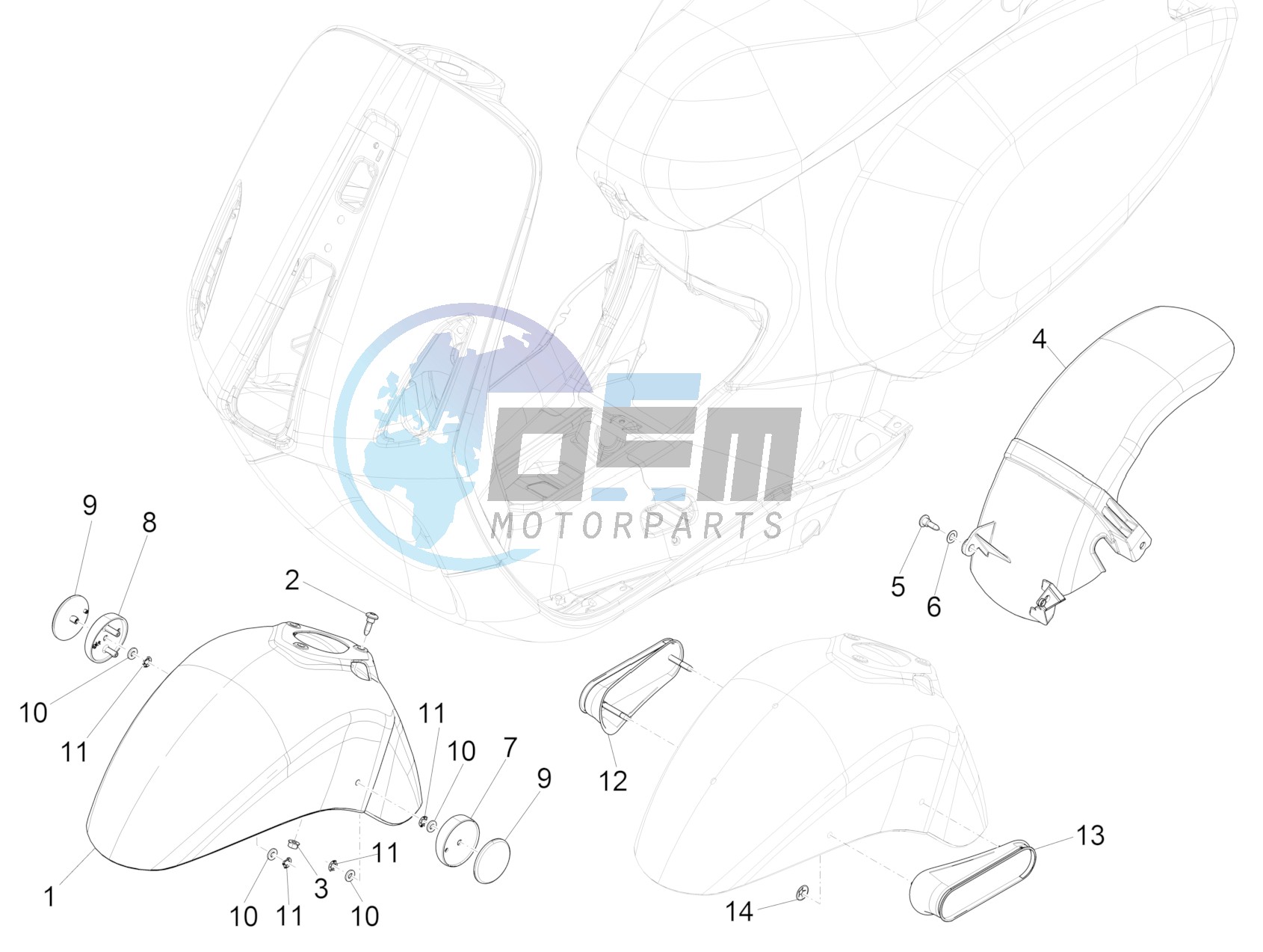 Wheel housing - Mudguard