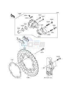 Z250SL BR250EFF XX (EU ME A(FRICA) drawing Front Brake