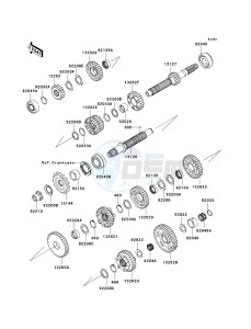 KRF 750 F [TERYX 750 4X4 NRA OUTDOORS] (F8F) C9FB drawing TRANSMISSION