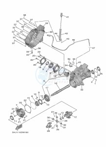 YXF1000EWS YX10FPSM (B4J2) drawing MIDDLE DRIVE GEAR